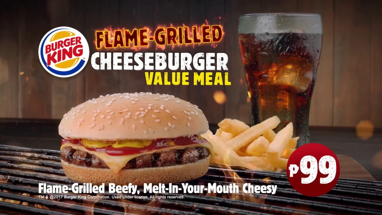 Burger King Flame-Grilled Cheeseburger Value Meal "Pluto" 15s TVC 2018